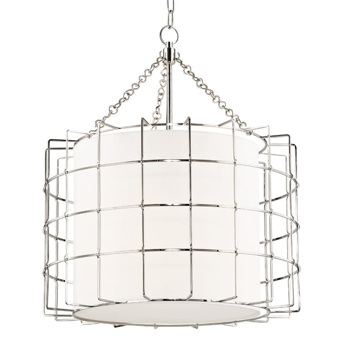 Hudson Valley 1524-PN Sovereign LED Chandelier, Polished Nickel Main Image.jpg