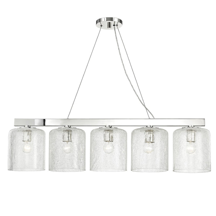 Hudson Valley 3240-PN Charles Five Light Island Pendant, Polished Nickel Main Image.jpg