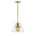 Hudson Valley 4031-AGB Paoli One Light Pendant, Aged Brass Main Image.jpg