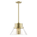 Hudson Valley 4032-AGB Paoli One Light Pendant, Aged Brass Main Image.jpg