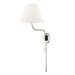 Mitzi HL240101-PN Patti One Light Wall Sconce With Plug, Polished Nickel Main Image.jpg