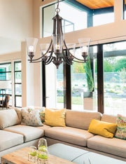 Millennium 1465-RBZ Natalie Five Light Chandelier, Rubbed Bronze Alternate Image.jpg