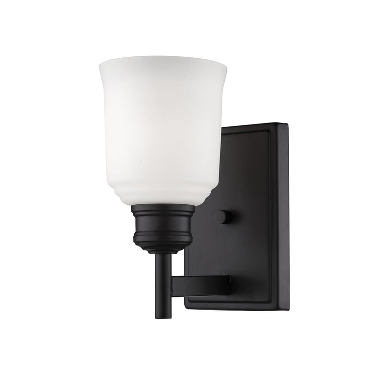 Millennium 171-MB Burbank One Light Wall Sconce, Matte Black Main Image.jpg