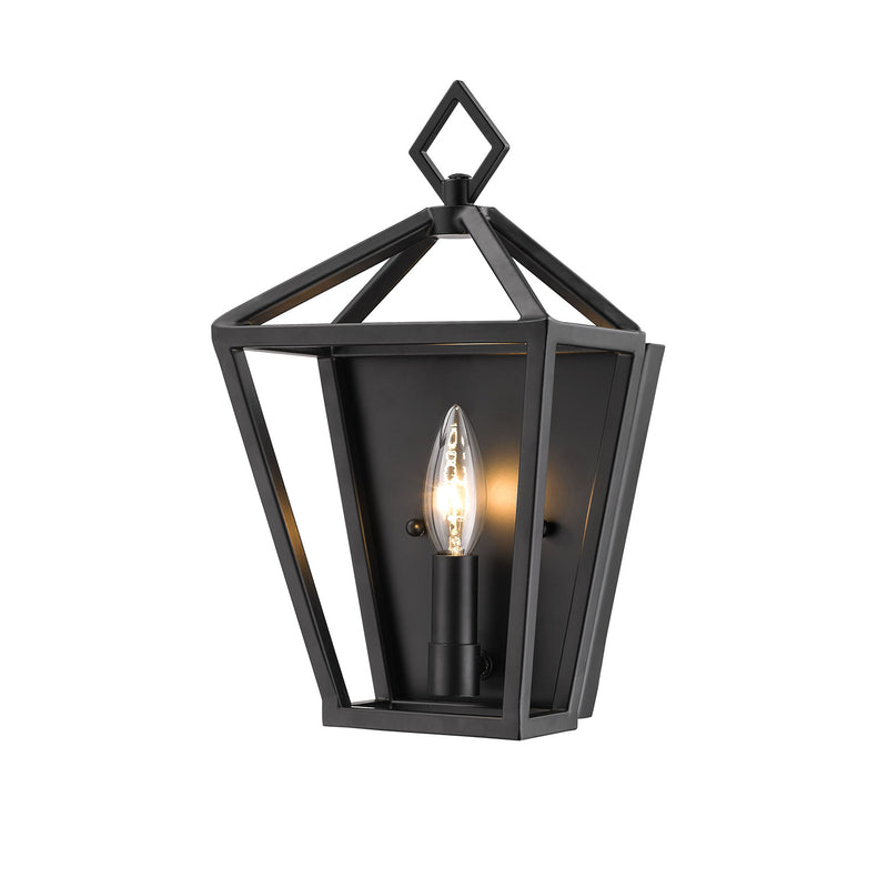Millennium 2571-MB One Light Wall Sconce, Matte Black Main Image.jpg
