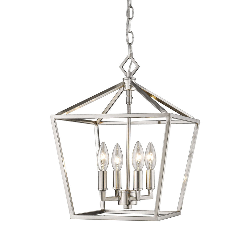 Millennium 3234-SN Four Light Pendant, Satin Nickel Main Image.jpg