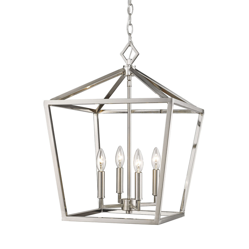 Millennium 3244-SN Four Light Pendant, Satin Nickel Main Image.jpg