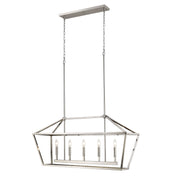 Millennium 3245-SN Five Light Island Pendant, Satin Nickel Main Image.jpg
