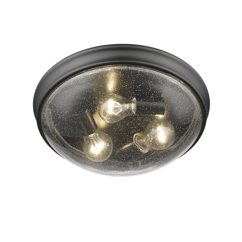 Millennium 5229-MB Three Light Flushmount, Matte Black Main Image.jpg