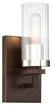 Minka-Lavery 4601-101 Maddox Roe One Light Bath, Iron Ore W/Gold Dust Highlight Main Image.jpg