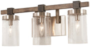 Minka-Lavery 4633-106 Bridlewood Three Light Bath, Stone Grey W/Brushed Nickel Main Image.jpg