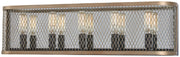Minka-Lavery 4685-107 Marsden Commons Five Light Bath, Smoked Iron W/Aged Gold Main Image.jpg