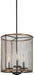 Minka-Lavery 4692-107 Marsden Commons Three Light Pendant, Smoked Iron W/Aged Gold Main Image.jpg