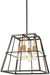 Minka-Lavery 4763-416 Keeley Calle Four Light Pendant, Painted Bronze W/Natural Brush Main Image.jpg