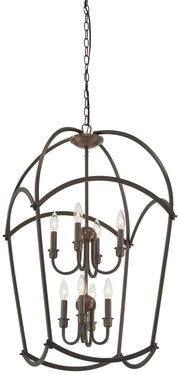 Minka-Lavery 4778-281 Jupiter'S Canopy Eight Light Pendant, Harvard Court Bronze (Plated) Main Image.jpg