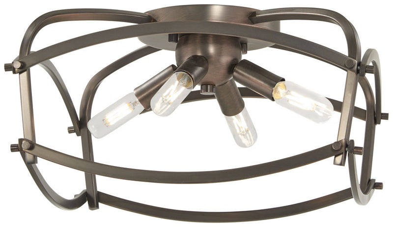 Minka-Lavery 4779-281 Jupiter'S Canopy Four Light Flush Mount, Harvard Court Bronze (Plated) Alternate Image.jpg