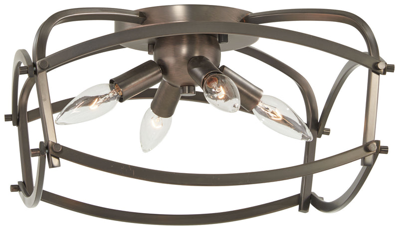 Minka-Lavery 4779-281 Jupiter'S Canopy Four Light Flush Mount, Harvard Court Bronze (Plated) Main Image.jpg