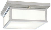 Minka-Lavery 6919-77 Two Light Flush Mount, Chrome Main Image.jpg