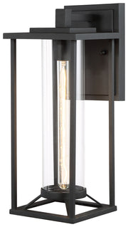 Minka-Lavery 72473-66 Trescott One Light Outdoor Wall Mount, Coal Alternate Image.jpg