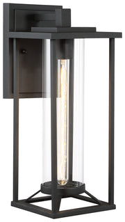 Minka-Lavery 72473-66 Trescott One Light Outdoor Wall Mount, Coal Main Image.jpg