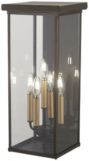 Minka-Lavery 72583-143C Casway Five Light Pocket Lantern, Oil Rubbed Bronze W/ Gold Highlights Main Image.jpg