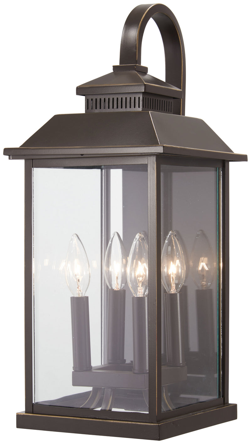 Minka-Lavery 72592-143C Miner'S Loft Four Light Outdoor Wall Mount, Oil Rubbed Bronze W/ Gold Highlights Main Image.jpg