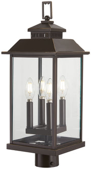 Minka-Lavery 72596-143C Miner'S Loft Four Light Post Mount, Oil Rubbed Bronze W/ Gold Highlights Main Image.jpg