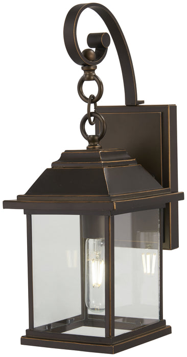 Minka-Lavery 72631-143C Mariner'S Pointe One Light Outdoor Wall Mount, Oil Rubbed Bronze W/ Gold Highlights Main Image.jpg