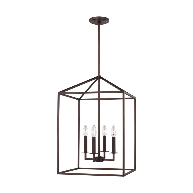 Generation Lighting 5115004-710 Perryton Four Light Hall / Foyer, Bronze Main Image.jpg