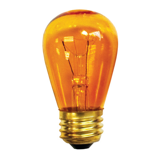 Bulbrite 701211 Indicator, Light Bulb Transparent Amber Main Image.jpg