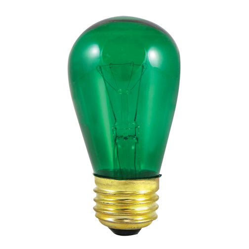 Bulbrite 701411 Indicator, Light Bulb Transparent Green Main Image.jpg