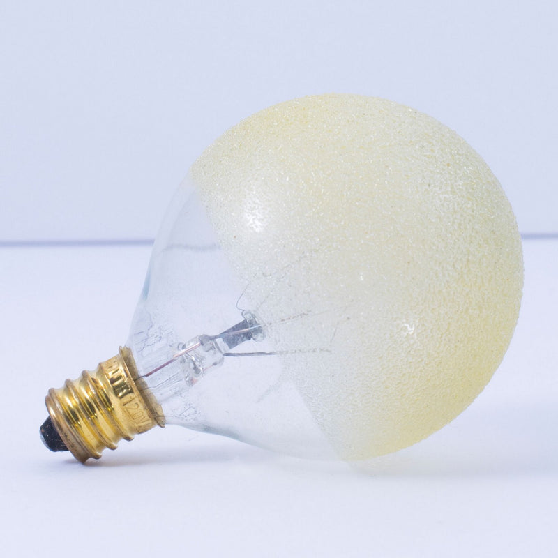 Bulbrite 144016 Crystal Light Bulb Amber Ice Alternate Image.jpg