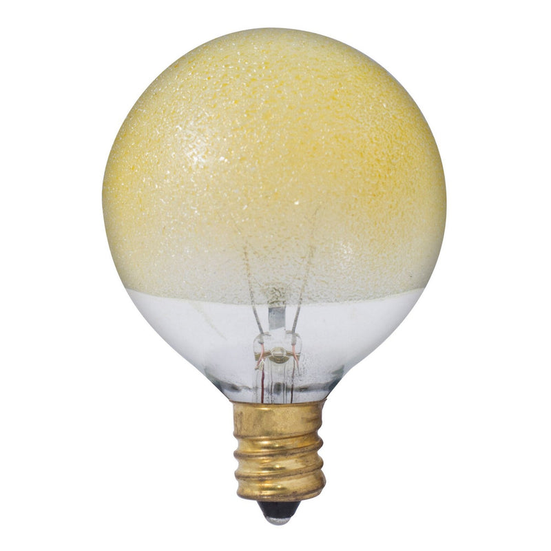 Bulbrite 144016 Crystal Light Bulb Amber Ice Main Image.jpg