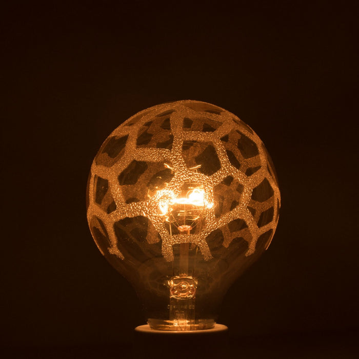 Bulbrite 144025 Crystal Light Bulb Amber Marble Alternate Image 2.jpg