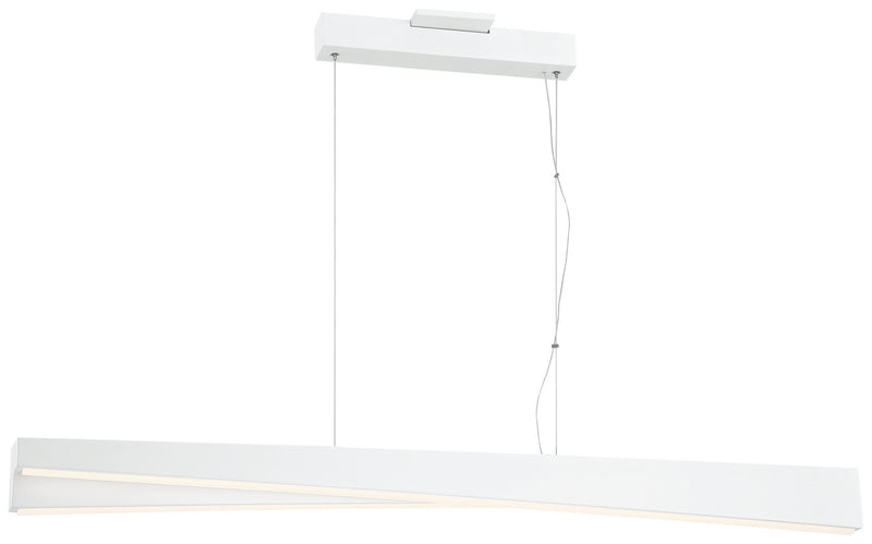 George Kovacs P1155-655-L So Inclined LED Island Pendant, Sand White Main Image.jpg