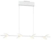 George Kovacs P1156-044B-L Eyespy LED Island Pendant, Matte White Main Image.jpg