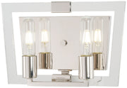 George Kovacs P1372-613 Crystal Chrome Two Light Bath, Polished Nickel Main Image.jpg