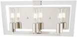 George Kovacs P1373-613 Crystal Chrome Three Light Bath, Polished Nickel Main Image.jpg