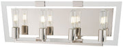 George Kovacs P1374-613 Crystal Chrome Four Light Bath, Polished Nickel Main Image.jpg