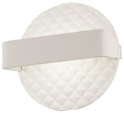 George Kovacs P1773-044B-L Quilted LED Wall Sconce, Matte White Main Image.jpg