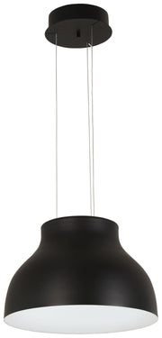 George Kovacs P1780-066A-L Kettle Up LED Pendant, Matte Black Main Image.jpg