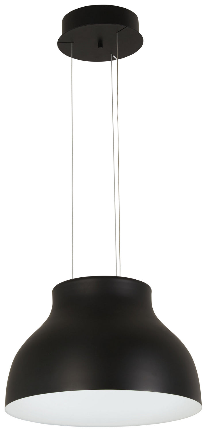 George Kovacs P1780-066A-L Kettle Up LED Pendant, Matte Black Main Image.jpg