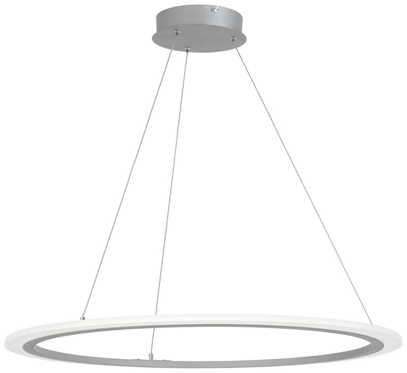 George Kovacs P8141-609-L Discovery LED Pendant, Silver Main Image.jpg