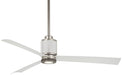 Minka-Aire F736L-BS/WHF Gear 54" Ceiling Fan, Brushed Steel/Flat White Main Image.jpg