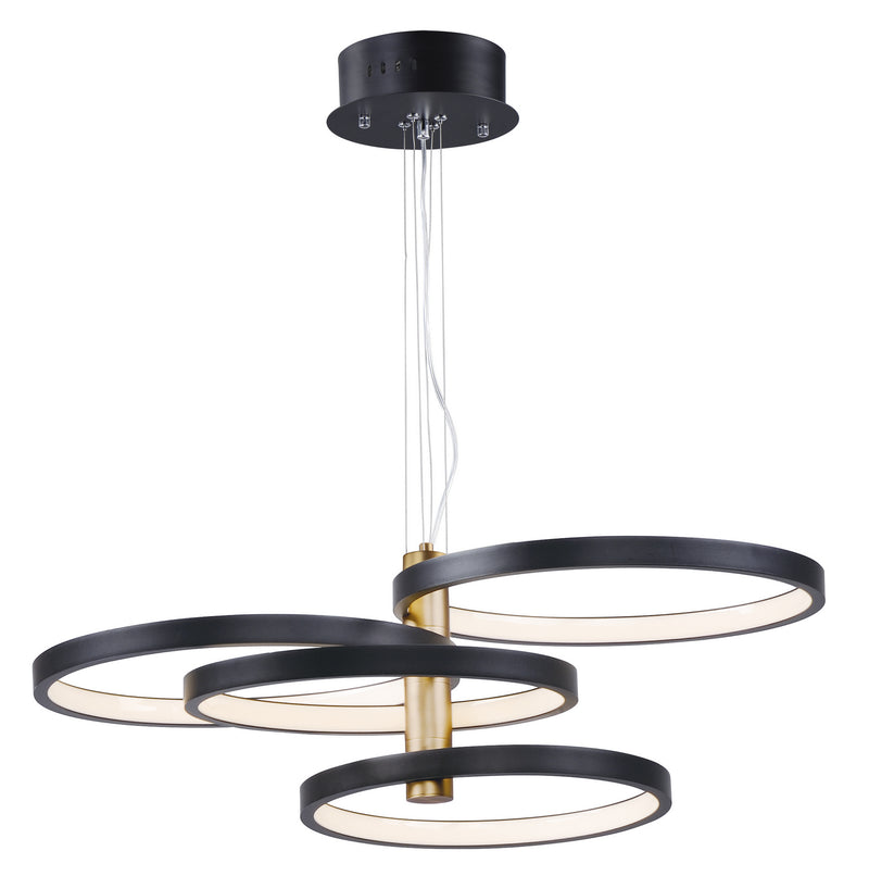 ET2 E24326-BKGLD Hoopla LED Pendant, Black / Gold Main Image.jpg