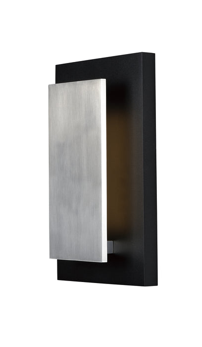 ET2 E41335-BKSA Alumilux Piso LED Wall Sconce, Black / Satin Aluminum Main Image.jpg