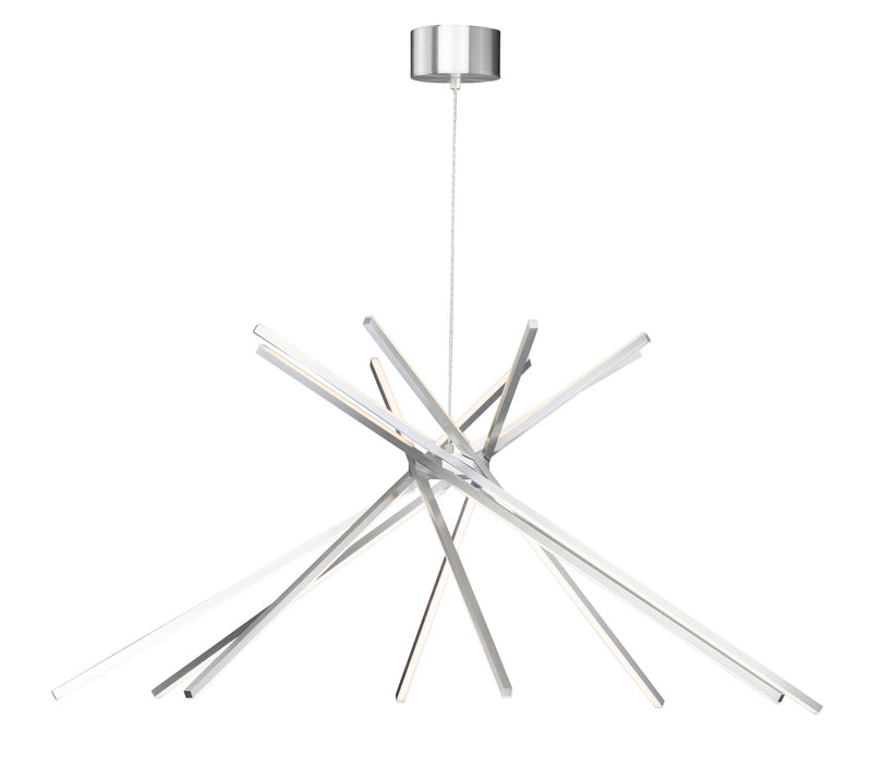 ET2 E41446-SA Alumilux Aster LED Pendant, Satin Aluminum Main Image.jpg