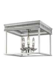 Visual Comfort Studio FM521PN Woodruff Three Light Flush Mount, Polished Nickel Main Image.jpg