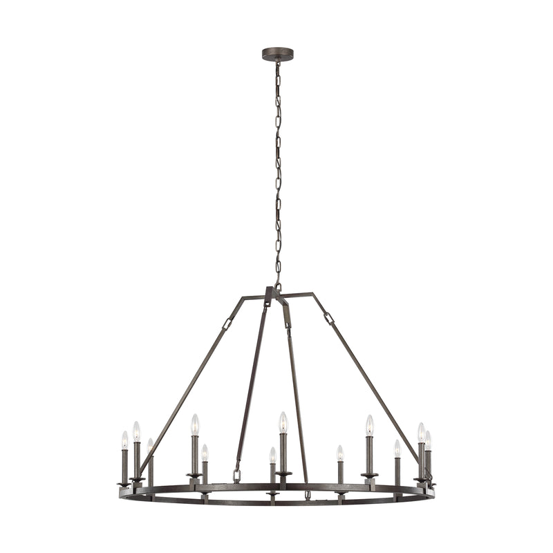 Visual Comfort Studio F3216/12SMS Landen 12 Light Chandelier, Smith Steel Main Image.jpg