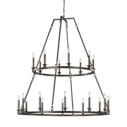 Visual Comfort Studio F3217/20SMS Landen 20 Light Chandelier, Smith Steel Alternate Image.jpg