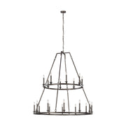 Visual Comfort Studio F3217/20SMS Landen 20 Light Chandelier, Smith Steel Main Image.jpg